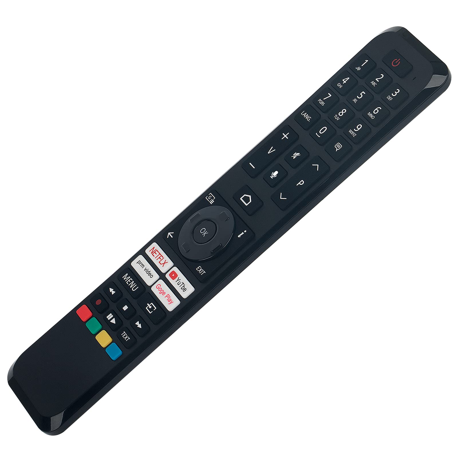VINABTY RC45160 Replacement Voice Remote Control Compatible with Panasonic Android Smart TV TX-24JS380E TX-32JS380E TX-32JS390E TX-43LX650E TX-55LX670E TX-65LX670E TX-50LX650E TX-55LX650E TX-43LX660E