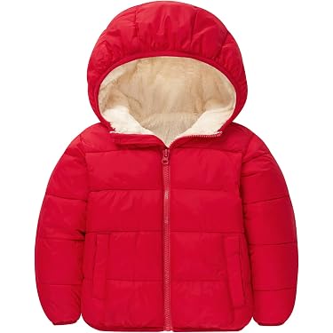 Doudoune Enfant Fille 12 Ans - Manteau Hiver Chaud Épais à Capuche Imperméable Avec Polaire Et Poches
