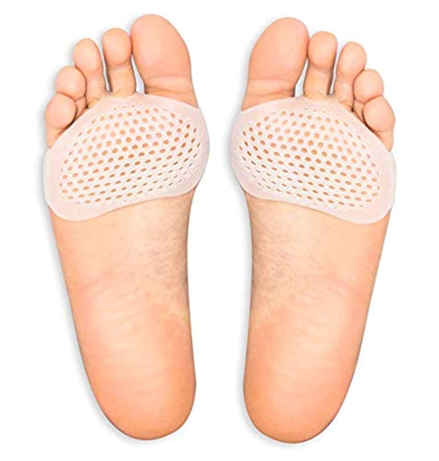 Breathable Metatarsal Pads, Gel Ball of Foot Pain Relief Cushions, Metatarsalgia & Morton’s Neuroma Support for Men and Wonen - 8 Pack..