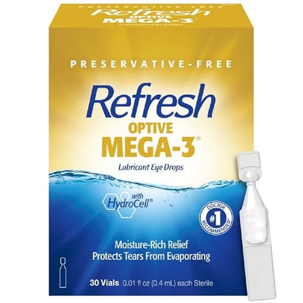 REFRESH OPTIVE MEGA-3 LUBRICANT EYE DROPS FOR DRY...
