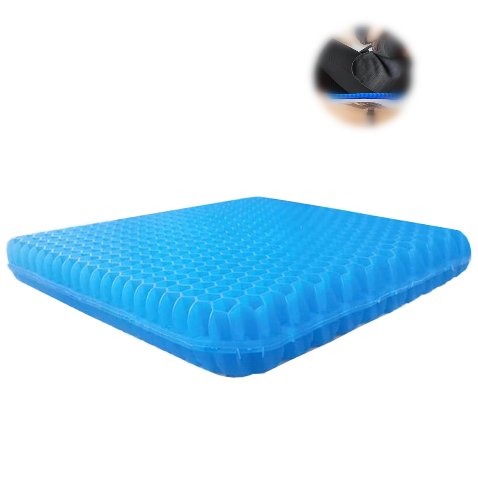 Neyared Gel Seat Cushion, Honeycomb Cushions for Sitting Sore, Relieving Back Coccyx Pressure