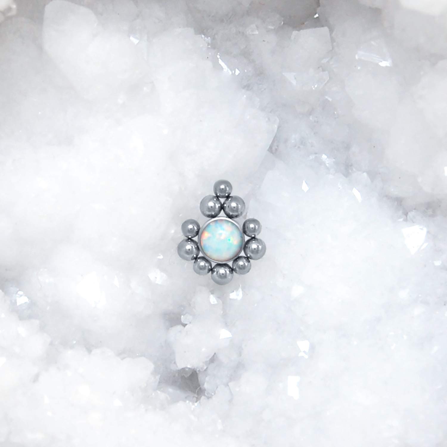 Surgical Steel Anchor Top Dermal Piercing Jewelry