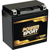 ExpertPower YTX20L-BS 12V 20Ah Battery OEM Replacement SLA AGM, 275 CCA | Sealed 12 Volt motorcycle battery fits select RZR &amp; Outlander ATVs, UTVs, large motorcycles and WaveRunners. Replaces ETX20L