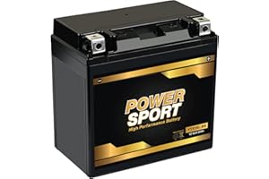 ExpertPower YTX20L-BS 12V 20Ah SLA AGM Motorcycle Battery, 12 Volt Battery, 330 CCA, Sealed Lead Acid, Replaces EBX20L-BS, ETX20L, PTX20L-BS, GTX20L-BS, Maintenance-Free, 12-Month Coverage