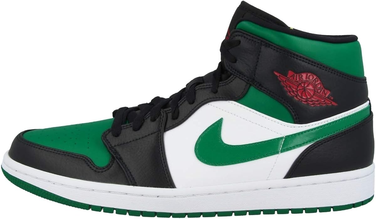 men's air jordan 1 mid premium fleece basketball shoes
