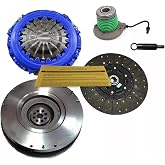 EFT Stage 1 Clutch Kit With Slave Cylinder &amp; Cast Flywheel for 2005-2010 | Ford Mustang 4.0L V6, Heavy Duty Performance, Smooth Engagement, Improved Driving Control, Precision Fit, 12-Month Warranty