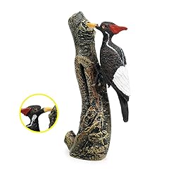 HOMNIVE Birds Figures - Realistic Black Woodpecker