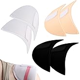 ZeriLion 3 Pairs Hook and Loop Shoulder Pads for Women Clothing 1.5cm Thick Reusable Sponge Shoulder Enhancer Pads for Blazer Suit Jacket T Shirt Dress Tops for Sloping or Uneven Shoulders