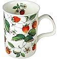 Roy Kirkham Alpine Strawberry Chintz Tea or Coffee Mug Fine Bone China England