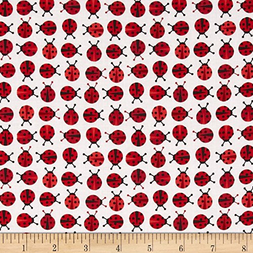 Ladybug Fabric by the Yard Kritters in the Mailbox Ladybug Fabrics