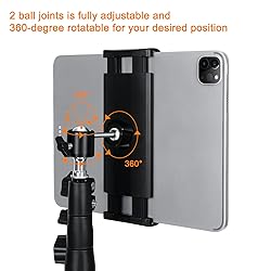 Tablet Tripod Stand, with 65 inch Height Adjustable