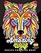 Amazing Wolf: Animal Adults Coloring Book Fun and Relaxing Designs by