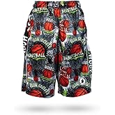 Flow Society Grey FS Hoops Attack Boys Athletic Shorts - Boys Basketball Shorts