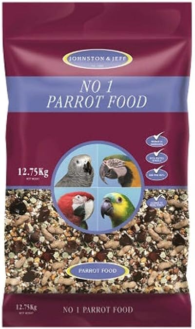 Johnston & Jeff Parrot Food 12.75 kg All Life Stages 99.9% Purity
