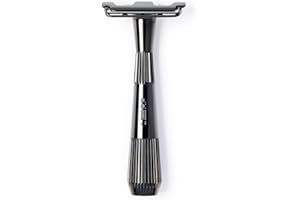 Leaf Shave | Twig Razor, Mercury - All-Metal, Eco-Friendly Shaver for Men & Women; Includes 5 Stainless Steel Single-Edge Blades; Recommended for Face Shaving Lighter Hair and Sensitive Skin