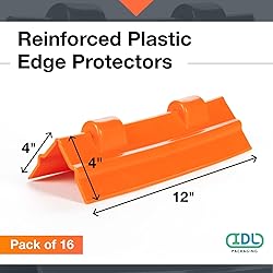 IDL Packaging 4" x 4" x 12" Reinforced Plastic Edge