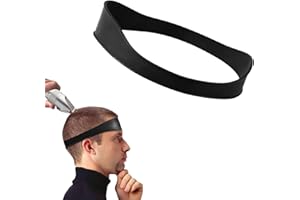 Fading Guide And Curved Silicone Band Haircut, Hair Trimming Guide Easy And Fast Self Haircut Band Neckline Shaving Template 