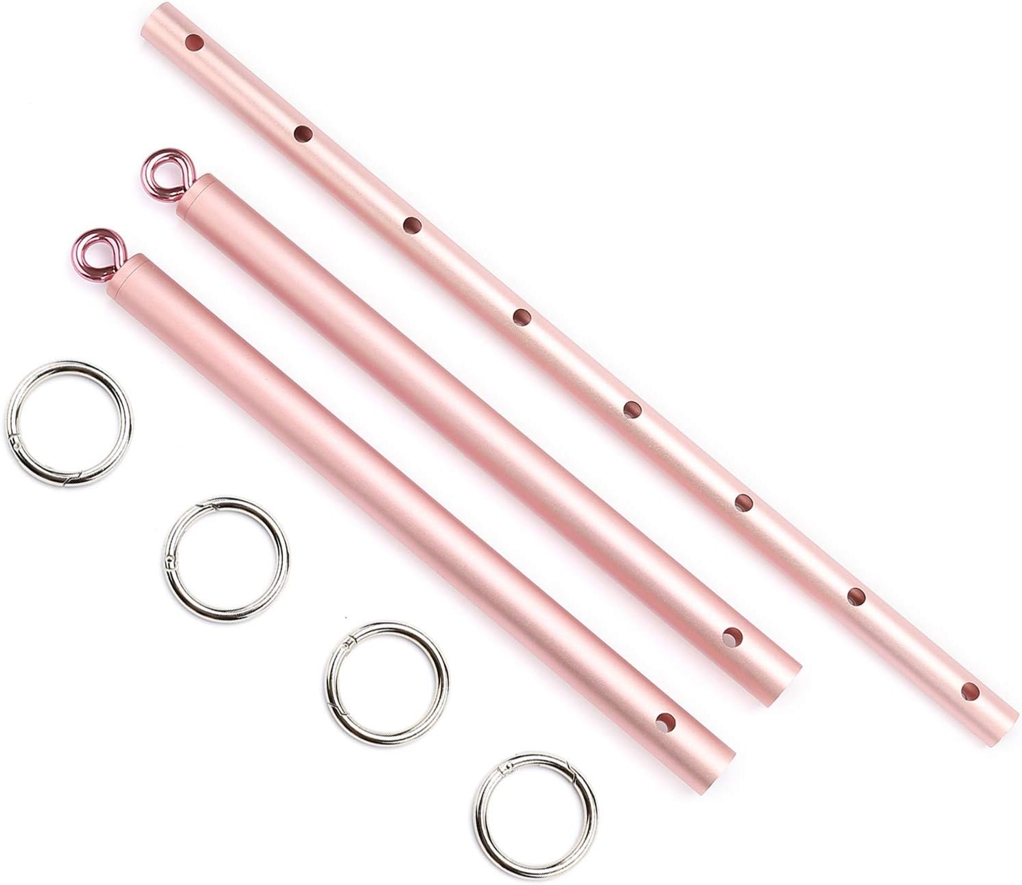 exreizst Adjustable Expandable Rose Gold Spreader Bar Sports Exercise Training Kit