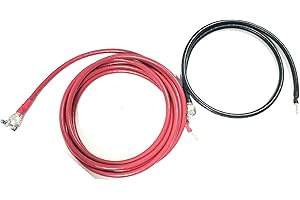 ACDC WIRE AND SUPPLY Battery Relocation SGT Kit, 2 AWG Cable, Top Post 16 FT RED / 4 FT Black