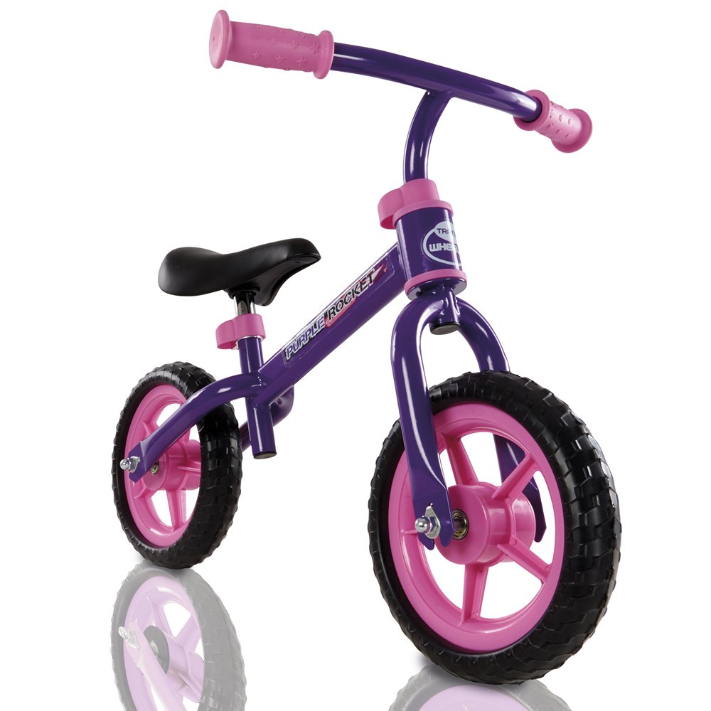 purple rocket balance bike