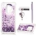 ZSTVIVA Galaxy S9 Plus Case, Samsung Galaxy S9 Plus Case, Glitter Liquid Case Cover Quicksand Flowing Love Heart 3D Dual Layer Protective Anti-Scratch TPU Bumper for Samsung Galaxy S9 Plus - Purple
