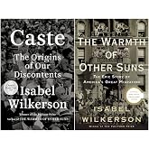 Isabel Wilkerson Bestselling 2 Books Set - Caste, The Warmth of Other Suns (Hardcover Edition)