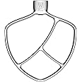 Flat Beater Replacement for KitchenAid 5plus/6 Qt. Bowl-Lift Stand Mixers/Polished 18/8 Stainless Steel Paddle Accessories/No