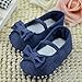 DZT1968® Baby Girl Soft Sole Denim Colth Shoes Prewalker with Bowknot (0~6 Months Baby)