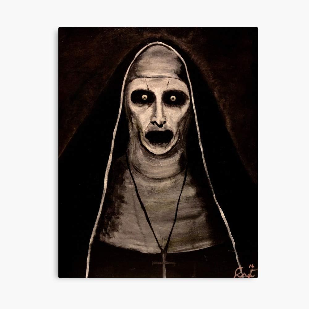 Akalin Demonic Sister Valak 3D Canvas Printing Radon Frame Canvas Home Decorative Wall Art Painting Mural Printing 8"" x10