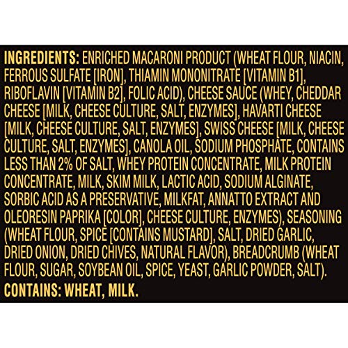 CRACKER BARREL OVEN BAKED CHEDDAR HAVARTI MACARONI AND CHEESE DINNER (12.3 OZ POUCH)