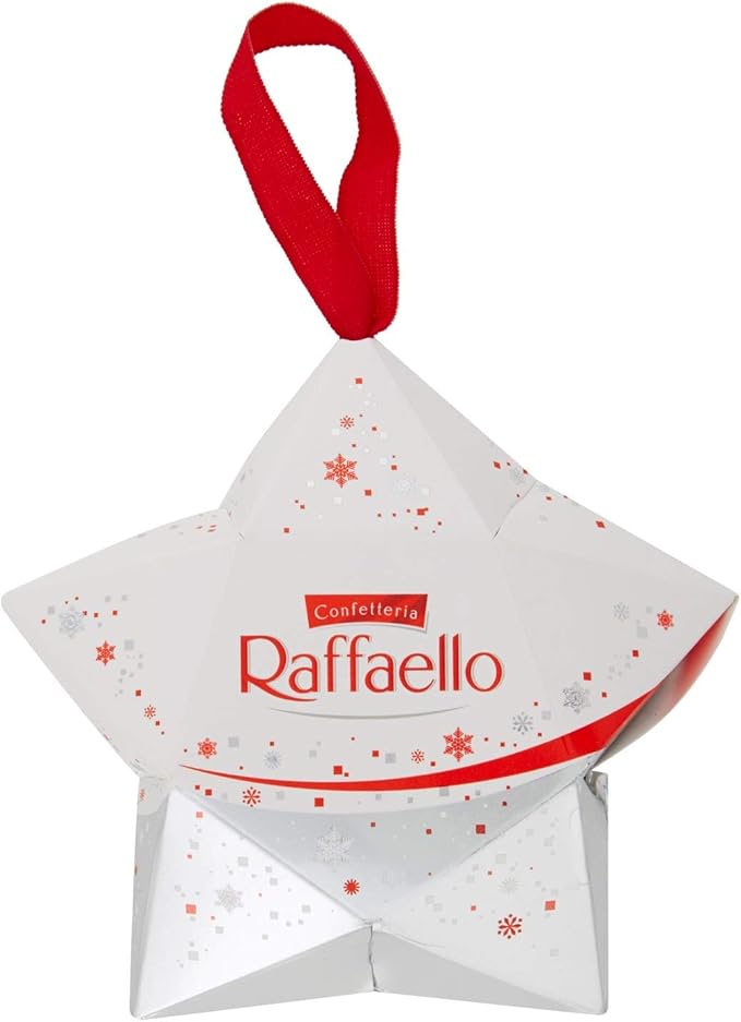 Cura Della Stella Di Natale.Raffaello In Fibra Di Cocco Mandorla Buratti In Stella Di Natale 40 G Amazon It Alimentari E Cura Della Casa