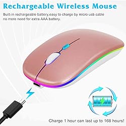 UrbanX 2.4GHz & Bluetooth Mouse, Rechargeable
