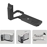 FOMOZER Handgrip L Shape Grip for A7C2/A7CR, Compatible with Arca Swiss Tripod Fluid Head, Black Bracket (LH-02(Black Grip))