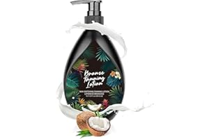 FLYLEAF Tanning Bed Lotion, Tanning Lotion for Tanning Beds, Browning Lotion, Dark Tan Accelerator, Cruelty Free, Gluten Free, Mineral Oil Free, Moisturizing Formula for All Skin Types,10.15 FL oz