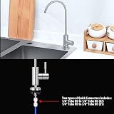 Frizzlife RO Water Filter Faucet Brushed Nickel SUS304 Stainless Steel Lead Free view 4