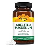 Country Life Chelated Magnesium 250mg - Supports