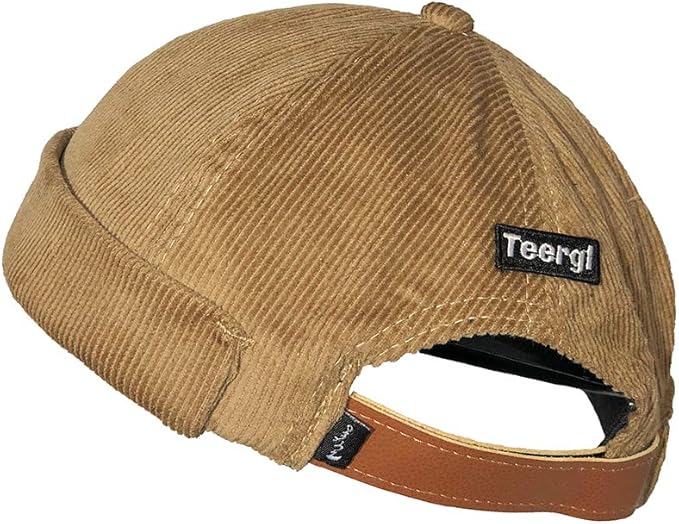 Amazon Croogo サグキャップ フィッシャーマンキャップ ロールキャップ メンズ ワークキャップ つばなし キャップ メンズ つばなし帽子 つばなし帽子 メンズ つばのない帽子 ツバなし帽子 カーキ キャップ 通販