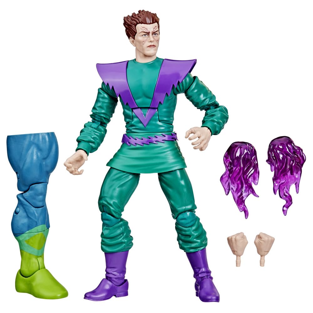 Marvel Hasbro Legends Series: Molecule Man Classic Comic Action Figure (6”)