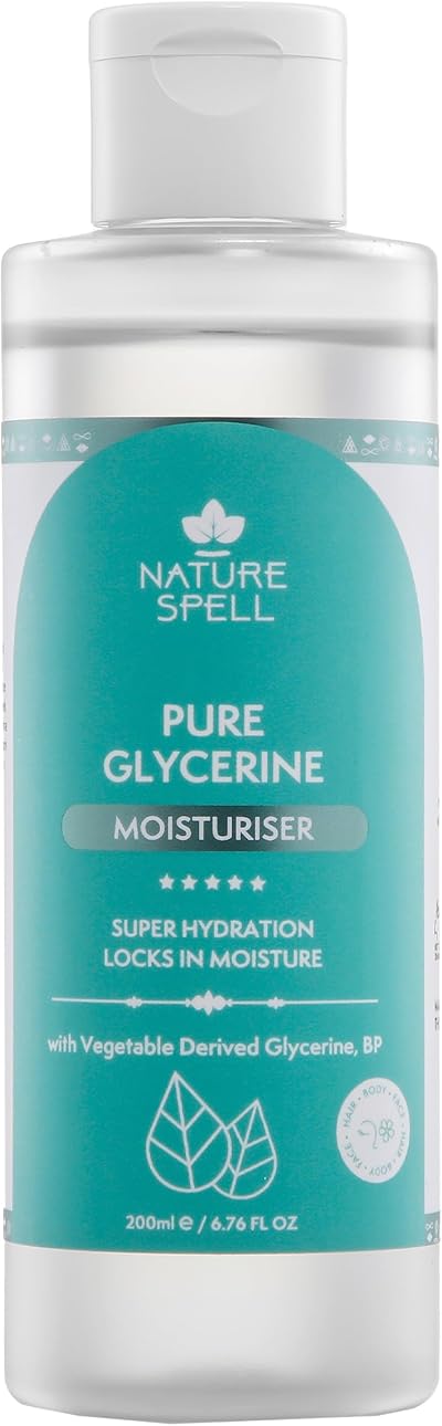 Nature Spell 100% Pure Vegetable Glycerine 200ml for Face & Body