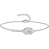 TALYKONG Tennis Racket Bracelet for Women Tennis Gifts for Women Men