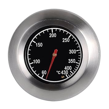 PIXNOR 7,6 cm Outdoor Edelstahl BBQ Backofen-Thermometer