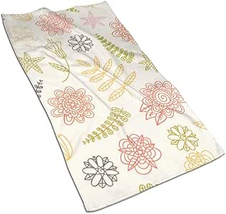 AllenPrint Bathroom Towel,Brief Flowers Toalla Deportiva, Toallas De