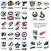 Complete Set 30-60 NHL Hockey Team Jersey Logo Sports Stickers - 2 Stickers per Card. Stanley Cup Champions Penguins Rangers Red Wings Bruins Blackhawks Flyers Kings Sharks Stars Devils Ducks More!