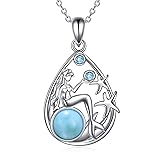 CRMAD Larimar Beach Necklace Sterling Silver