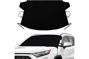 Magnelex Windshield Snow Cover for Ice, Frost & Snow Removal - Waterproof 600D Oxford Fabric for Any Weather, Fits Truck Van and SUV Perfect Winter Car Accessories for Wiper & Protection