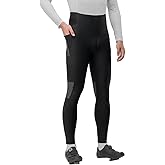 ROCKBROS Winter Cycling Pants,Thermal Bike Pants for Men, 3 Pockets Mountain Bike Pant, Fleece Compression Leggings