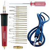 BURNMASTER Pen, 10-Tips, Patch Cord, and Adapter by MASTERCARVER. Fits, Burnmaster, Detail Master, Colwood, PJL (Optima), Nibs and Razertip.