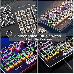 Basaltech Mechanical Light Up Keyboard With LED