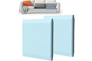 Sellmazon Couch Cushion Support for Sagging Cushions 20''x20'', Two in One Sofa Cushion Support to Repair Sagging Seats, Lift Saggy Seats, Extend Couch's Life, Blue & Grey 2PCS