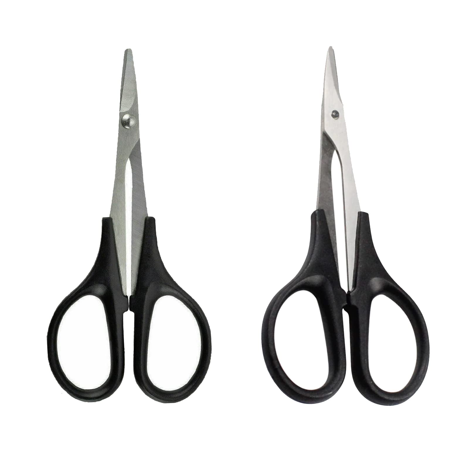 LinsyRC 2pcs RC Model Body Trimming Straight and Curved Scissor Set for RC Car Truck